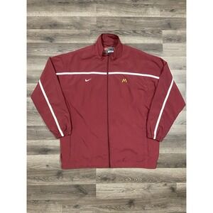 Vintage Nike Minnesota Jacket Size 3XL Maroon White Golden Gophers NCAA College